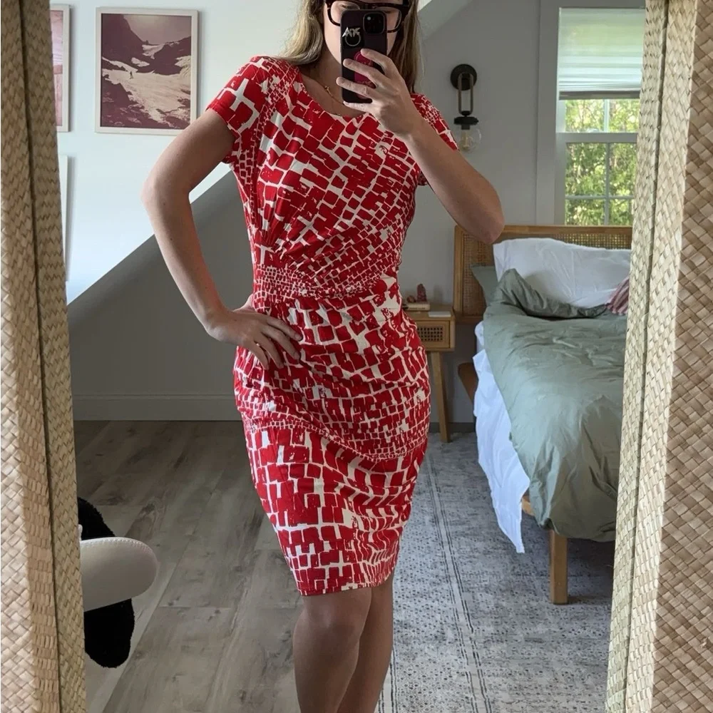 Red and white dress from Phase Eight - Picture 1 of 5